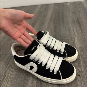 Furla Black and White Casual Sneakers